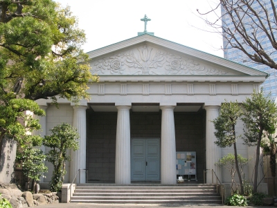 東京ろまん建築巡礼・カトリック築地教会 東京にあって「◯◯発祥の地」の多い街 東京 建築 
